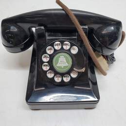 Vintage Black Bell Service Western Electric Rotary Telephone For Parts/Repair