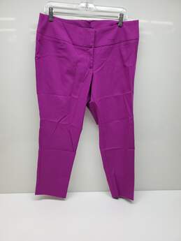Torrid Fucia Stretch Rayon Work Pants Size 12