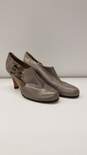 Anyi lu Silver Leather Pumps US 6 image number 3
