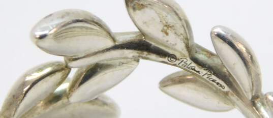 Tiffany & Co. 925 Paloma Picasso Olive Branch Bypass Ring 4.1g image number 9