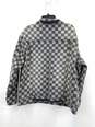 Fashion Nova Men's Black & Gray Checkers Jacket image number 2