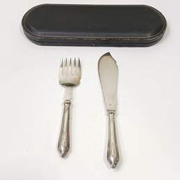 W.L. Parkhouse XL Plated Knife & Fork