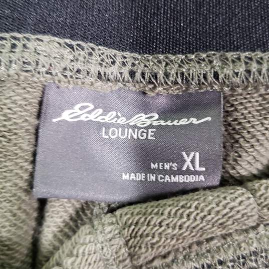 Mens Drawstring Waist Flat Front Slash Pockets Pull-On Lounge Pants Size XL image number 4