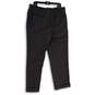 Mens Gray Flat Front Slash Pocket Formal Straight Leg Dress Pants Size 37 image number 2