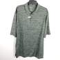 Haggar Men Black Green Silk Polo Shirt XLT NWT image number 1