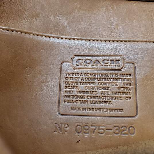 1970s Vintage Coach Leatherware Camel Brown Crossbody Messenger Bag image number 6
