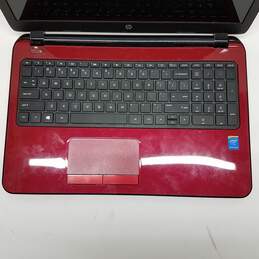 HP 15in Red Laptop Intel Pentium N3540 CPU 4GB RAM & HDD alternative image
