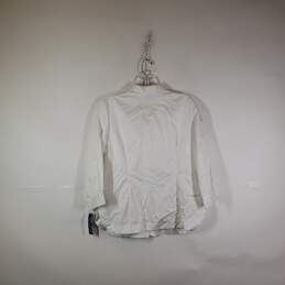NWT Womens Wrinkle Resistant 3/4 Sleeve Collared Button-Up Shirt Size 10 alternative image