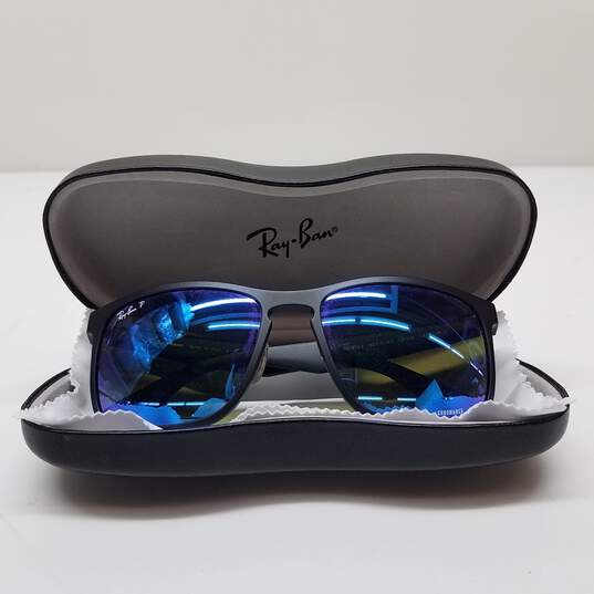 Ray-Ban Chromance Black Frame Blue Polarized Sunglasses RB 4264 image number 1