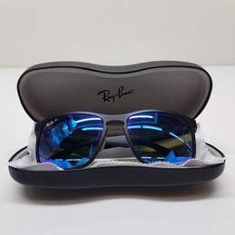 Ray-Ban Chromance Black Frame Blue Polarized Sunglasses RB 4264
