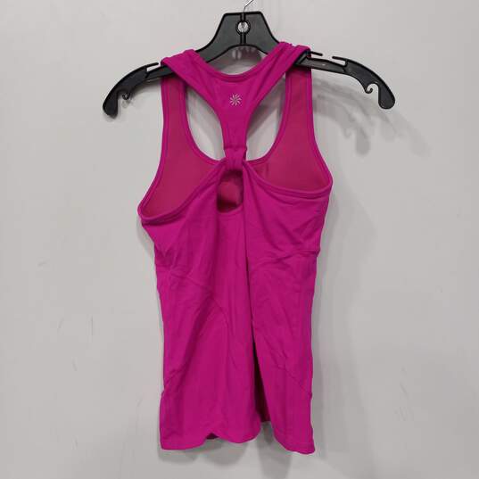 Athleta Women's Pink Racerback Activewear Top Size XS image number 3