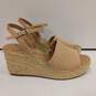 Franco Sarto Women's Tan Woven Wedge Sandals Size 6.5 image number 3