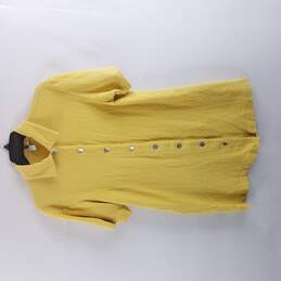 Stockholm Atelier Women Yellow Sleepwear Button Up S
