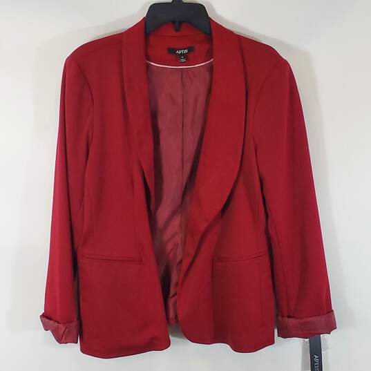 APT 9 Women Red Blazer Jacket XL  NWT image number 1