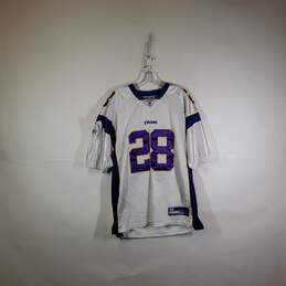 Mens Minnesota Vikings Adrian Peterson Short Sleeve NFL Jersey Size 52