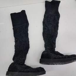 UGG Cable Knit Over-the-Knee Boots Size 7 alternative image