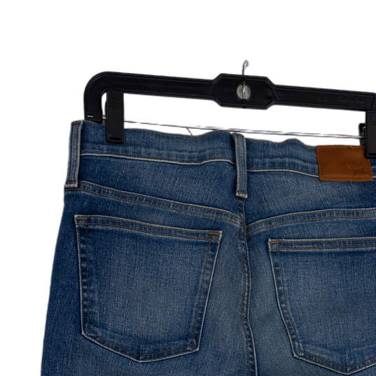 Womens Blue Denim Medium Wash 5-Pocket Design Straight Leg Jeans Size 28 image number 4