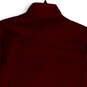 NWT Womens Red Long Sleeve Mock Neck Pockets Full-Zip Jacket Size Large image number 4