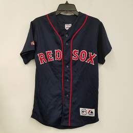 Majestic Men's Boston Red Sox #6 Pesky Navy Jersey Sz. S