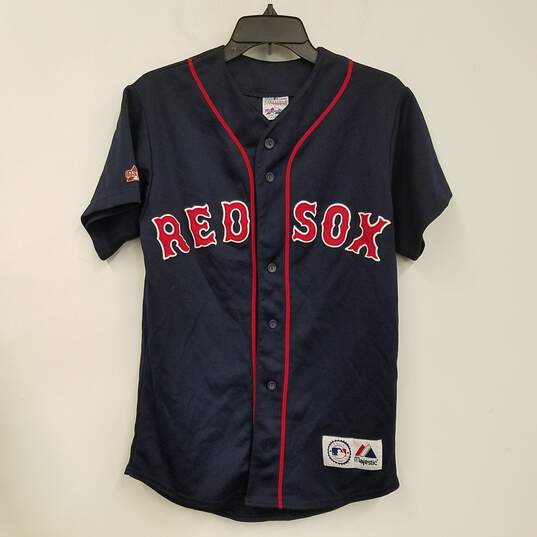 Majestic Men's Boston Red Sox #6 Pesky Navy Jersey Sz. S image number 1