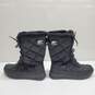 Sorel Women's Whitney II Tall Lace Boot Black Fur Lined Winter Size 7.5 image number 2