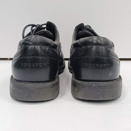 Rockport Men's Leather Black Dress Shoe Size 10.5 M image number 4