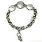 Designer Lucky Brand Silver-Tone Mystical Star Lobster Clasp Chain Bracelet image number 2