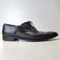 Bruno Magli Italy Maioco Black Leather Lace Up Oxford Dress Shoes Men's Size 10 M image number 1