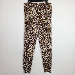Stella McCartney Women Leopard Knit Pants Sz. 50 alternative image