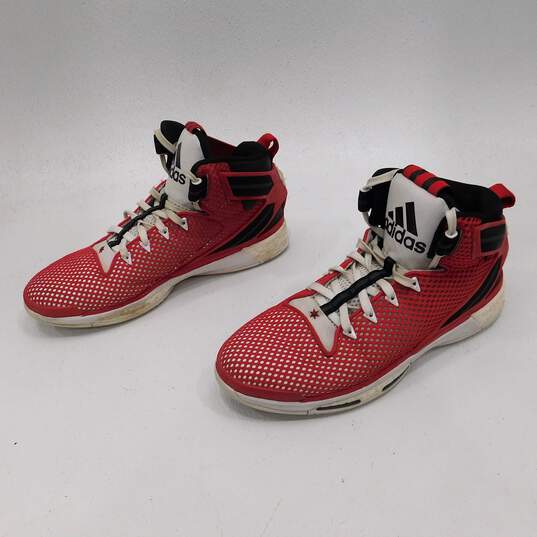 adidas D Rose 6 Boost Red Men's Shoes Size 11 image number 2