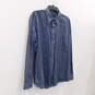 Christian Dior Monsieur Blue Long-Sleeve Men's Dress Shirt Size XL image number 3