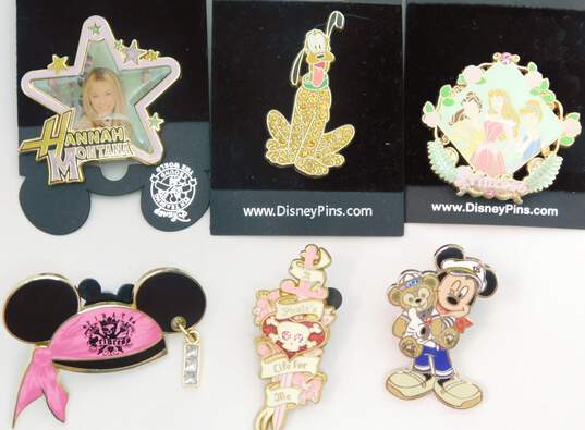Disney Mickey Mouse Hannah Montana Goofy & Pirates Enamel Trading Pins Lot image number 1