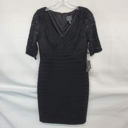 Adrianna Papell Black Lace Dress NWT Size 8