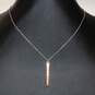 Tiffany & Co. Sterling Silver 1837 Bar Pendant Necklace - 2.55g image number 1