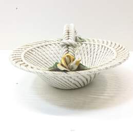 Italian porcelain basket alternative image