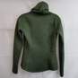 Marmot funnel neck dark green pullover fleece sweatshirt women's XS image number 1