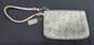 Women's Silver Tone Fabric Clutch Purse image number 8