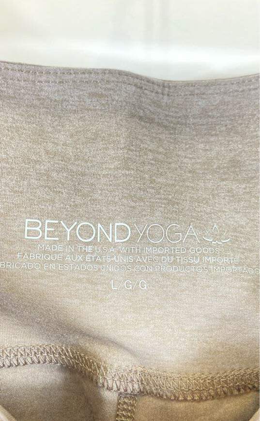 Beyond Yoga Women Beige Activewear Pants L image number 3
