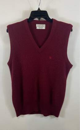 Christian Dior Red Sweater Vest - Size Large