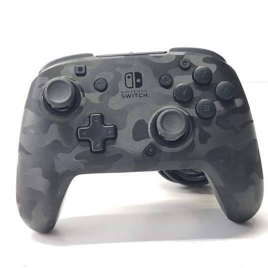 PdP Faceoff Wired Pro Controller for Nintendo Switch - Black Camo image number 1