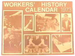 Vintage Workers' History Calendar 1973 By The Revolutionary Union