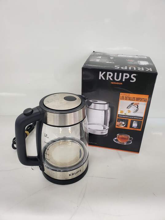 Buy the Krups Kettle Hi-Temp Resistant Glass 1.7 L Capacity - Untested