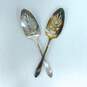 Set of 2 Oneida Community Silver-plated QUEEN BESS II  Serving Slotted Spoons image number 1