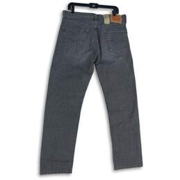 NWT Levi Strauss & Co. Womens 505 Gray Denim Stretch Straight Leg Jeans Sz 34X32 alternative image