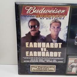 Dale Earnhardt Jr. & Sr. 2001 Daytona Plaque alternative image