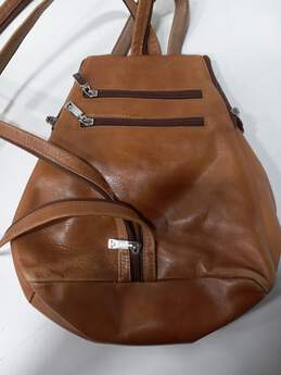Women's Brown Gianni Chiarini Mini Backpack Purse alternative image