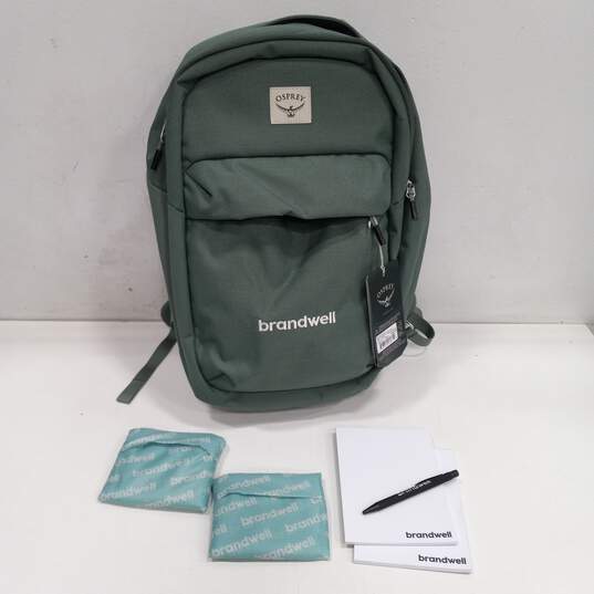 Osprey Brandwell Green Backpack NWT image number 1