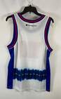 Champion Mens White #100 Scoop Neck Sleeveless Pullover Tank Jersey Size S image number 2