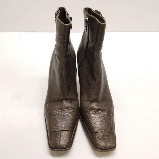 Bally Leather Ankle Boots Brown 9 image number 5
