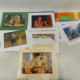 VTG Assorted Walt Disney Commemorative Lithographs Snow White Aladdin Beauty